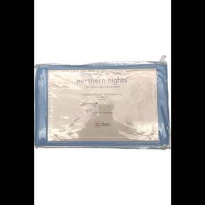 Northern Nights 440TC 100% Cotton Pillow Shams Sky Blue